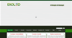 Desktop Screenshot of ekoled.com.br
